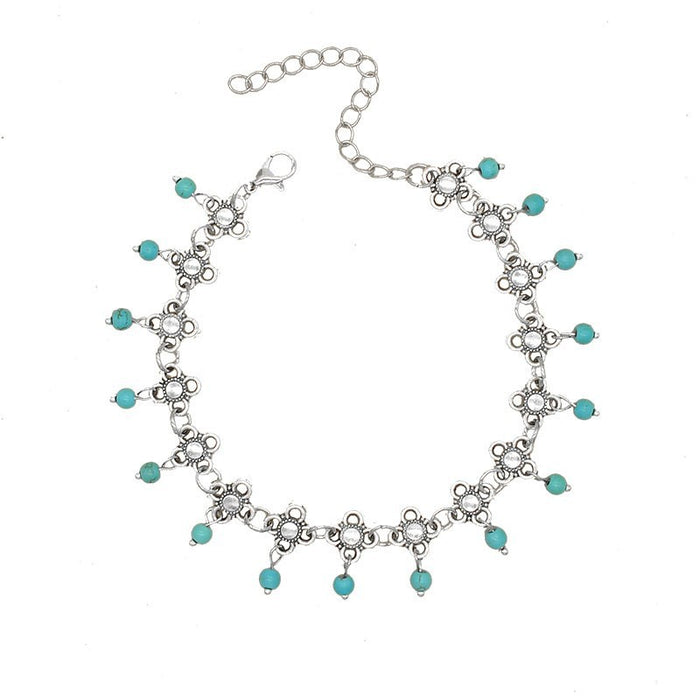 Wholesale Tassel pendant anklet retro anklet