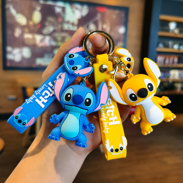 Wholesale Rubber Cartoon Doll Three-dimensional Keychain JDC-KC-Tingm108