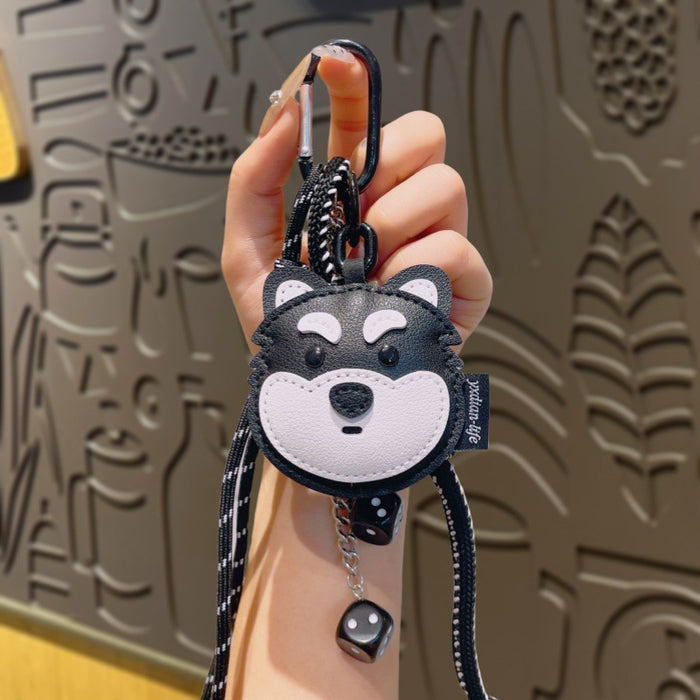 Wholesale Original DIY leather keychain cartoon figurine hanging accessories wholesale creative backpack exquisite pendant small accessories