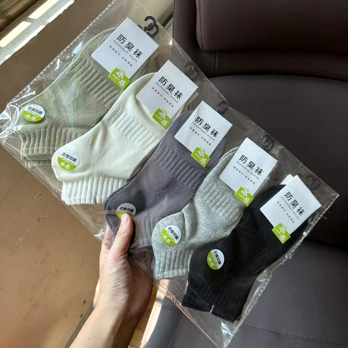 Wholesale Socks, short socks, anti odor and sweat absorbing short tube cotton socks, thin sports socks