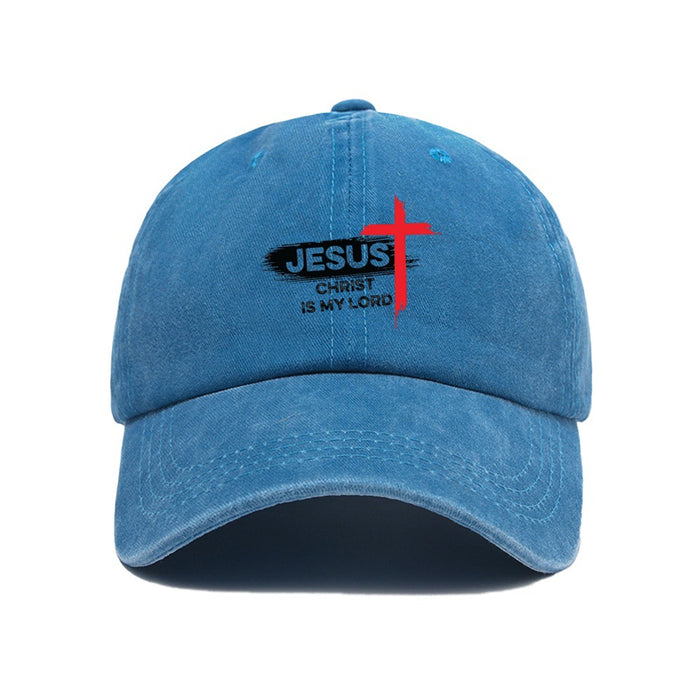 Wholesale New washed vintage letter duckbill cap with soft top and retro baseball cap for sun protection