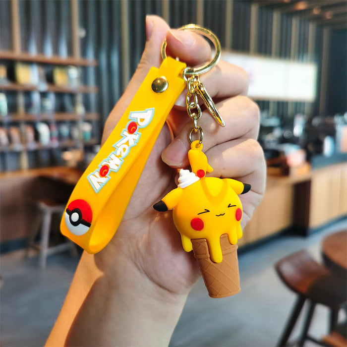 Wholesale Cartoon Silicone Doll Keychain JDC-KC-Tingm307