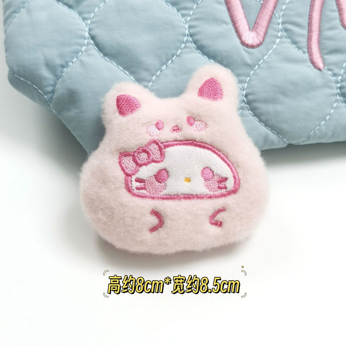 Wholesale Cartoon Bear Headgear Dharma Squeak Pendant Ball Kt Cute Plush Toy Brooch Accessorie