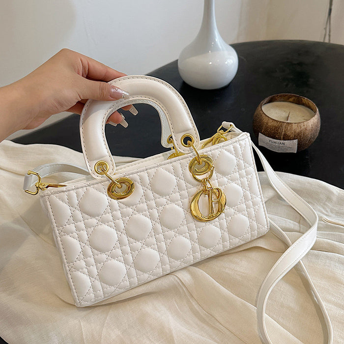 Wholesale  Women's Bag Rhombic Small Square Handbag All-match Elegant Shoulder Crossbody Bag