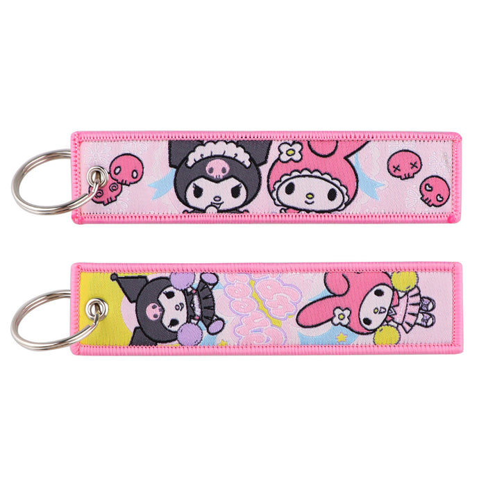 Wholesale Fabric Cartoon Keychain Lanyard  Design Car Key Accessory Gift