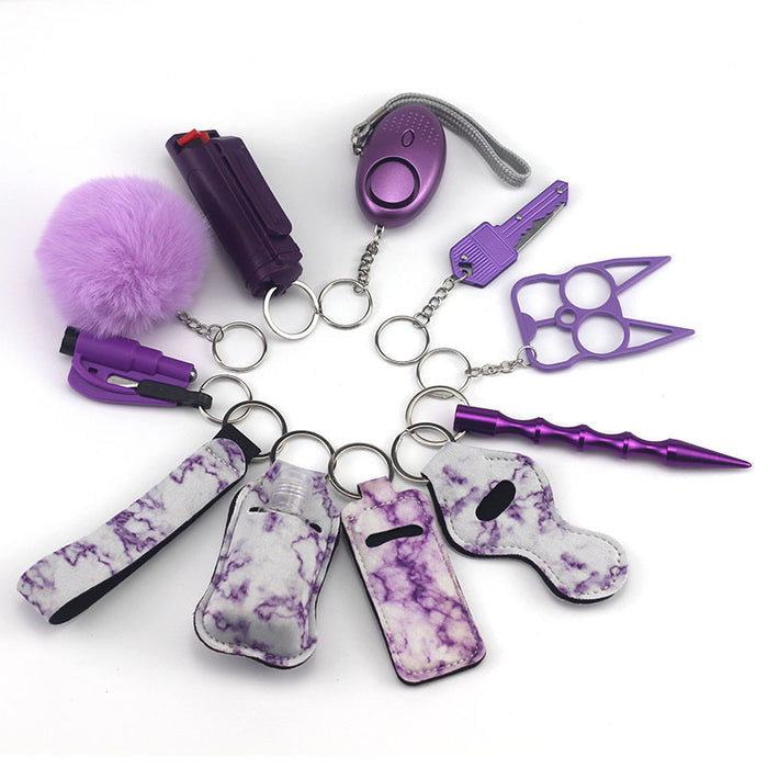 Wholesale Metal Multi-function Keychain DIY 12-piece Set JDC-KC-TouMS031