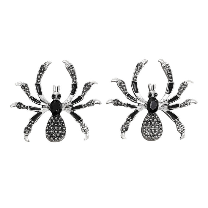 Wholesale Rhinestone Long Earrings Punk Style Jewelry
