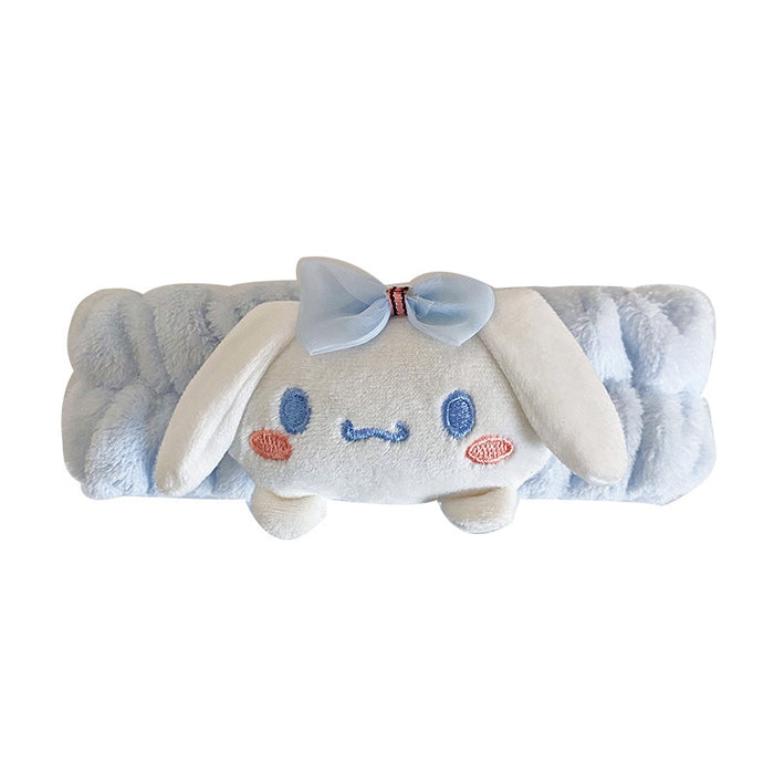 Wholesale Cartoon Doll Hairband Sweet Girl Wash Face Beauty Makeup Hairband Headband Flannel Hair Accessories Headdress