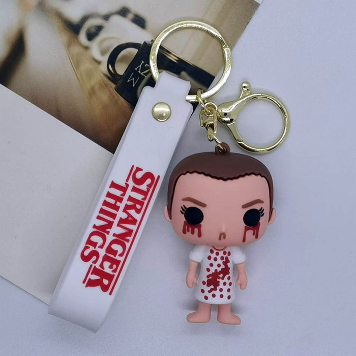 Wholesale cartoon character strange story doll key chain pendant bag car key chain accessories