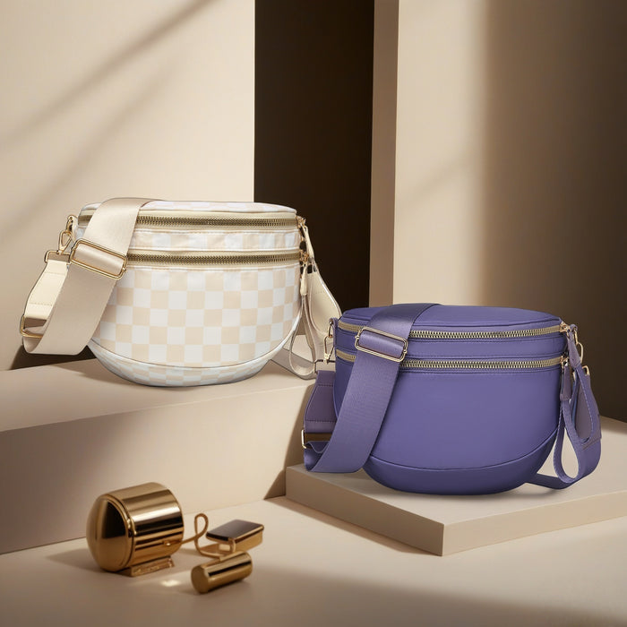 Wholesale Women' s shoulder bag fashionable and versatile Oxford cloth large capacity shell bag lightweight waterproof crossbody sports