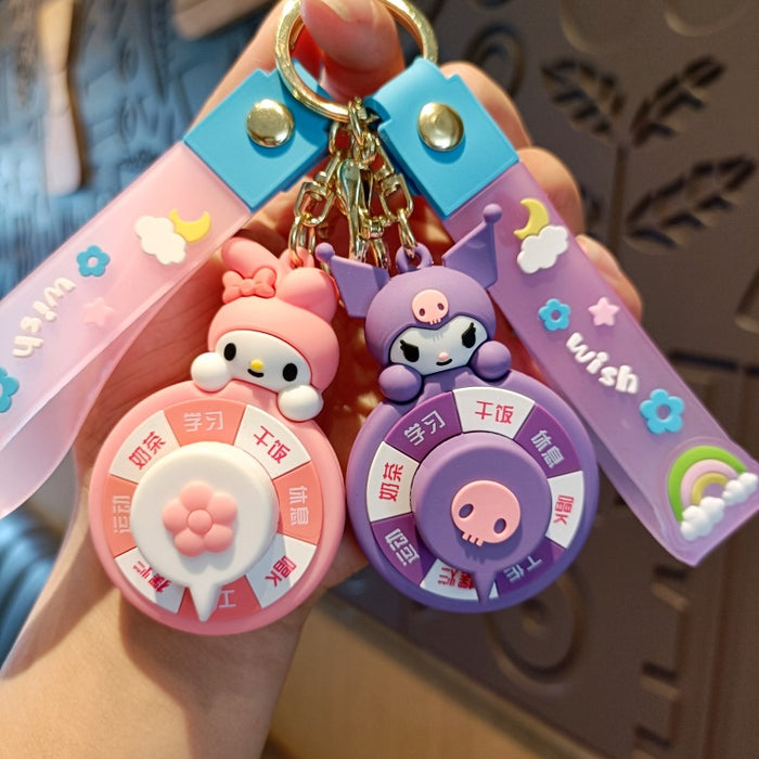 Wholesale Silicone Cartoon Doll Keychain JDC-KC-MingT163