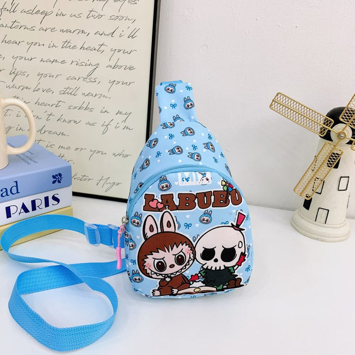 Wholesale Kidsren' s Chest Bag Cartoon Cute Small Backpack Kindergarten Messenger Bag Outdoor Coin Purse