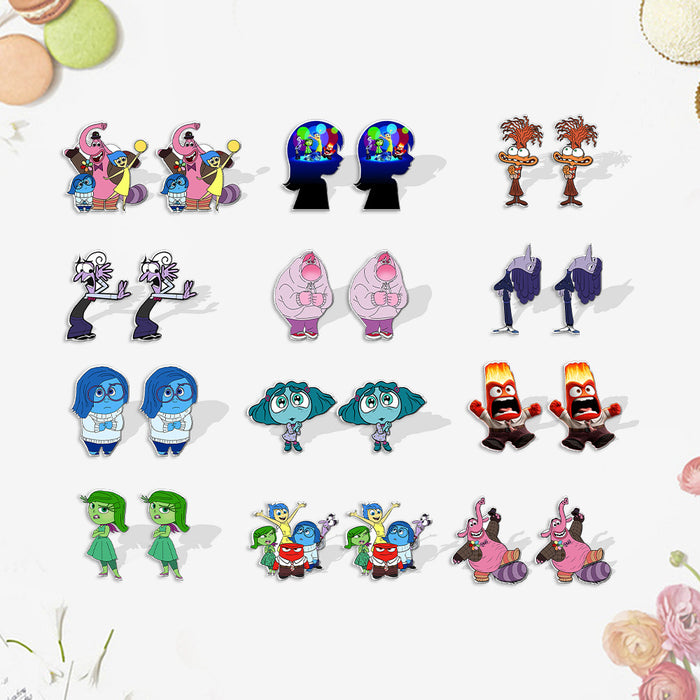 Wholesale Cartoon Resin Earrings JDC-ES-KaLu015