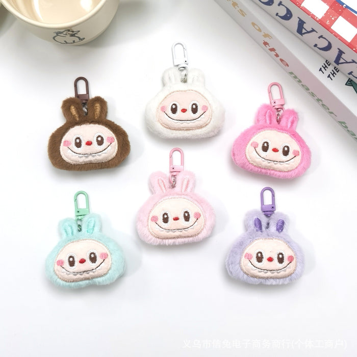 Wholesale Cute cartoon doll brooch rabbit bag key chain pendant plush small pendant