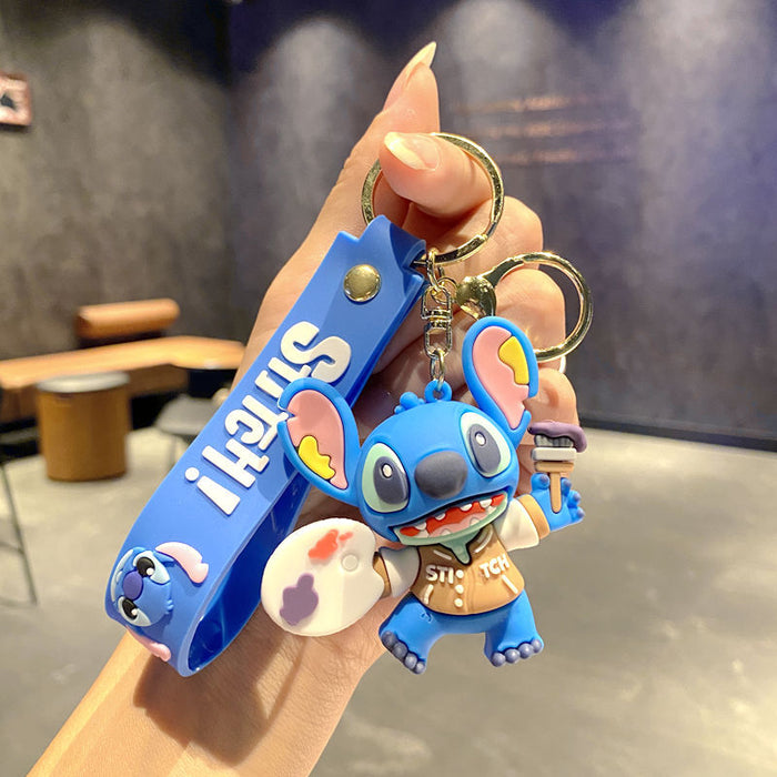 Wholesale key chain pendant cartoon doll key chain video game city small gift