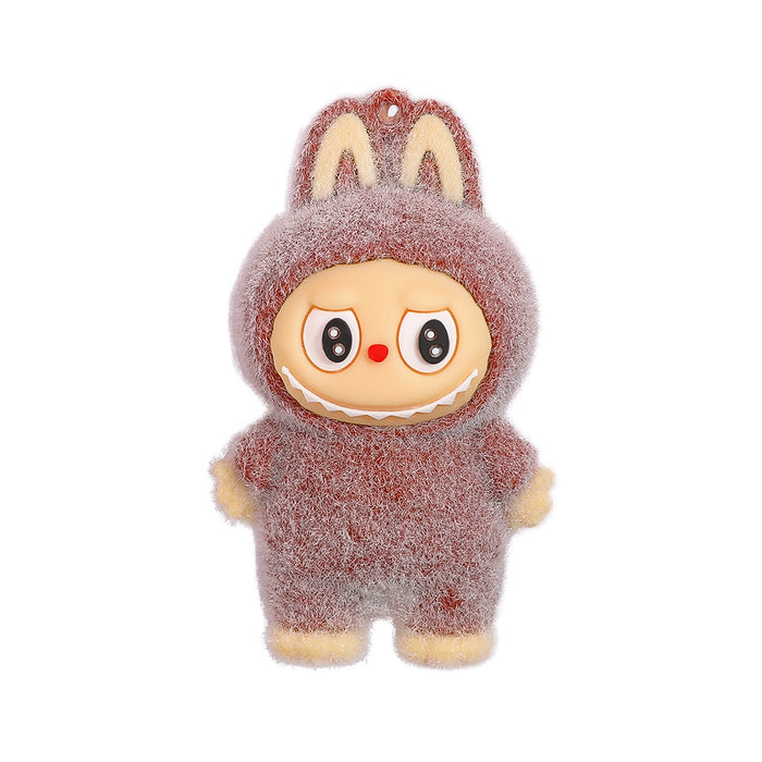 Wholesale Creative cute flocked silicone refrigerator magnet