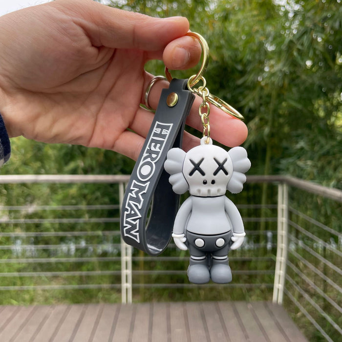 Wholesale Keychain couple backpack pendant PVC ornament