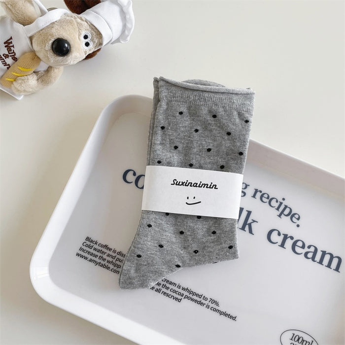 Wholesale Retro Curled Edge Dot Middle Tube Stockpile Stockpile