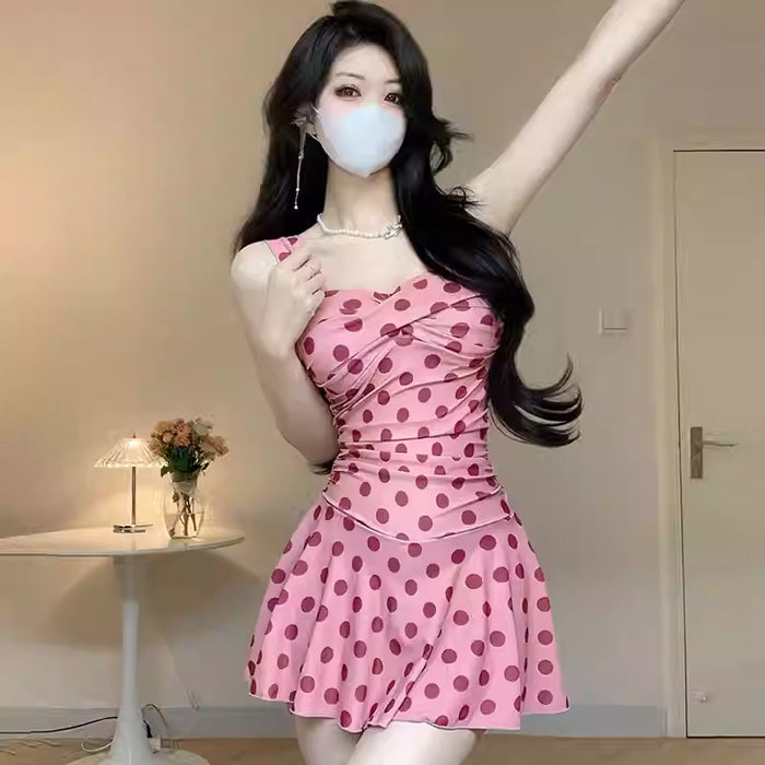 Wholesale Swimsuit one-piece skirt style conservative and high-end, slimming down