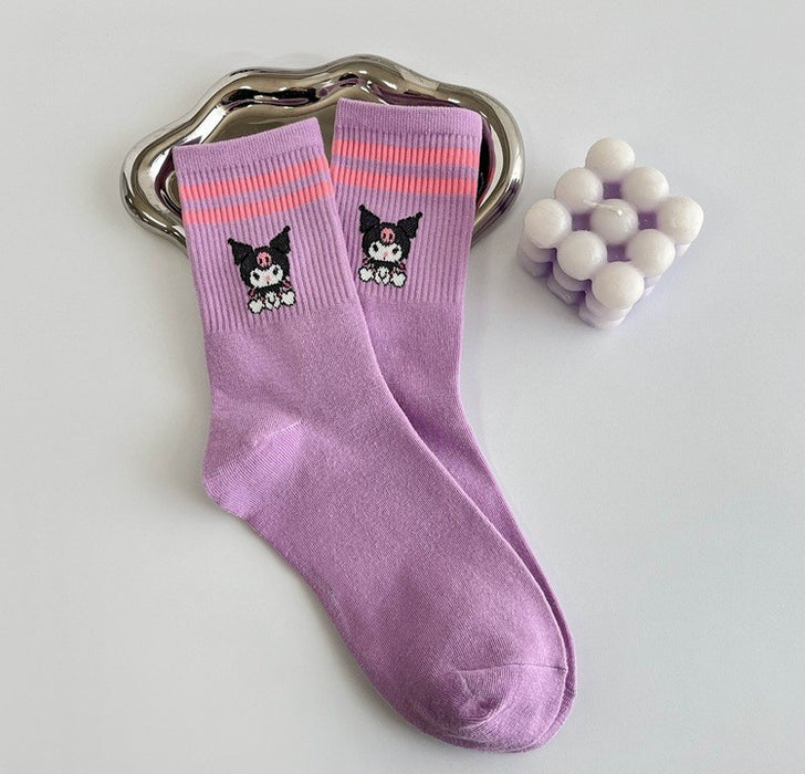 Wholesale Socks Children Cartoon Medium Tube Women's Socks Long Tube Socks