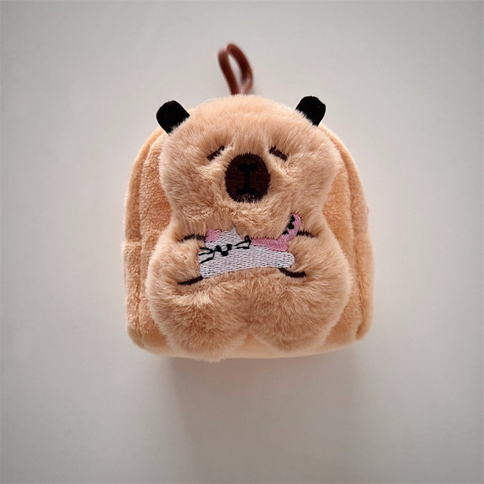 Wholesale Cute cartoon plush portable mini wallet