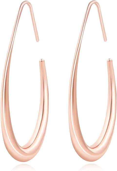 Wholesale Large Circle Copper Earrings JDC-ES-LiR001