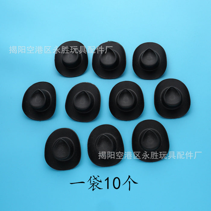 Wholesale doll toy fashion accessories cowboy hat hanger glasses