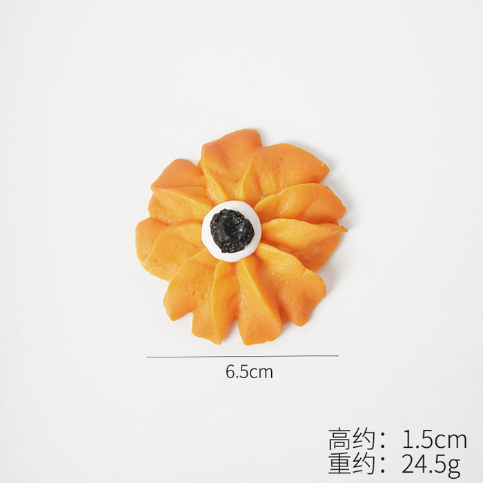 Wholesale Chic PVC Simulated Cookie Pendant Fun Dessert Shaped Ornament Decorative Gift Accessory MOQ≥5