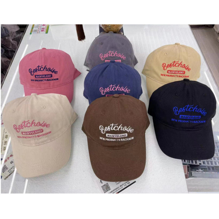 Wholesale Hat Summer Baseball Cap Face Small Cap Versatile Soft Top