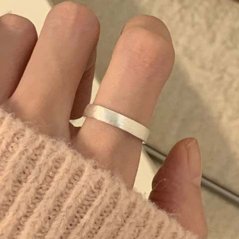 Wholesale Ocean blue ring women's simple tail ring fashion niche design versatile high-end index finger ring