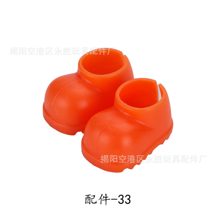 Wholesale Doll clothes Keychain Hanging Cotton Doll Dress up Shoes Boots with Pendant