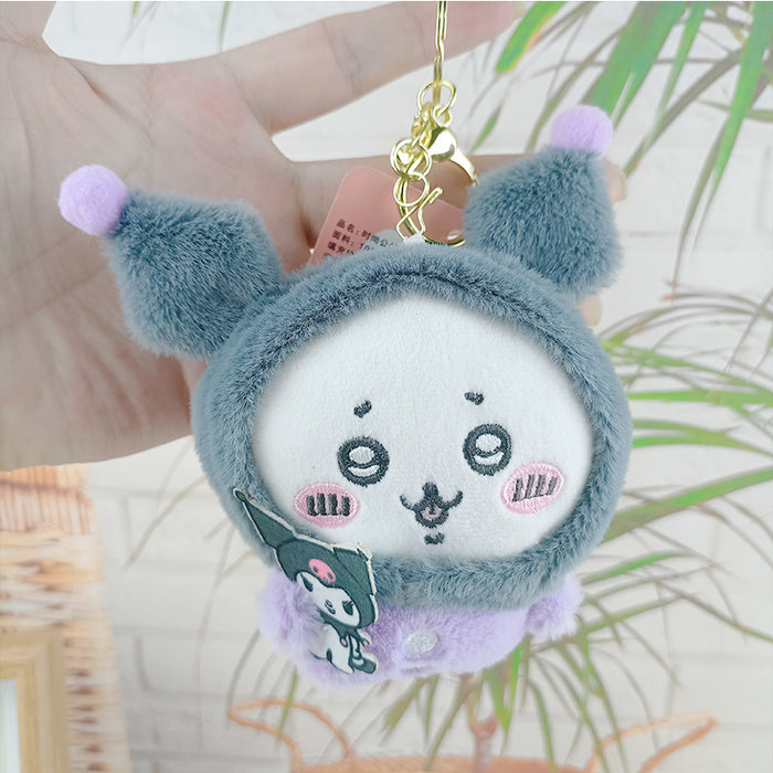 Wholesale Plush Doll Pendant Self-Mocking Bear Couple Bag Hanging Doll Batch