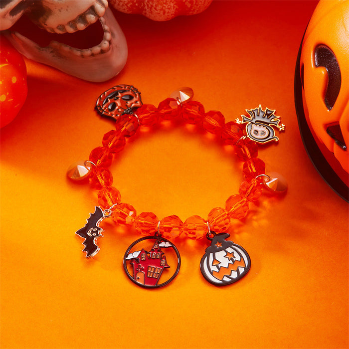 Wholesale  Acrylic Bracelet Set  Bracelet Cartoon Ghost Pumpkin Bracelet Horror Dress up Accessories