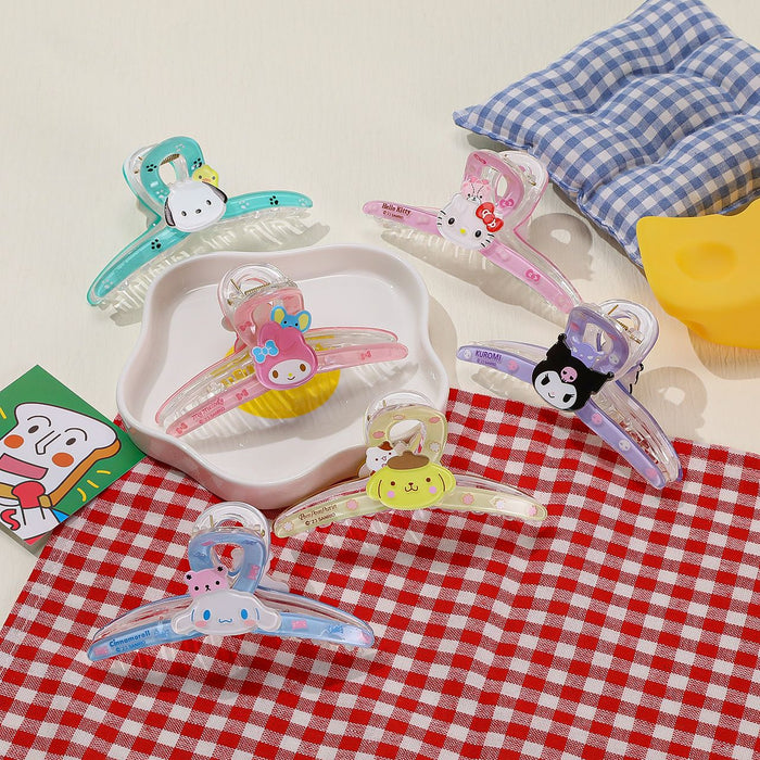 Wholesale Color Transparent  Grab Clip Cute Cartoon Hair Grab