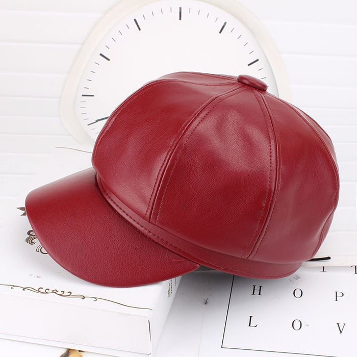 Wholesale Spring and Autumn All-match Beret Retro Flat Top Sun Hat Face Small Black Painter Hat Fashion Hat JDC-FH-DG004