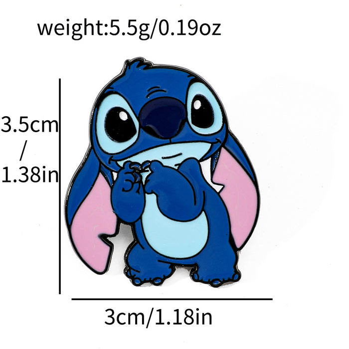 Wholesale Cartoon Character Metal Badge Sunflower   Alloy Brooch Accessories Pin