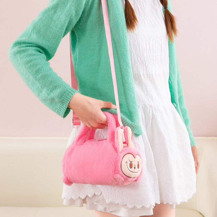 Wholesale Cartoon Cute Doll Toy Bag,  Cloth Hand-Carrying Cross-Body Bag,   Personalized Bucket Plush Bag