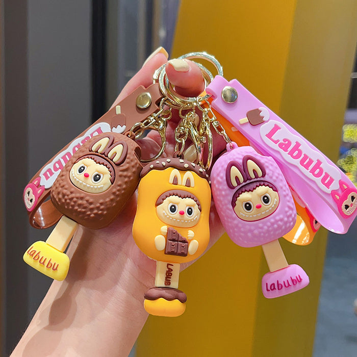 Wholesale  Bucktooth Doll School Bag Pendant Car Keychain