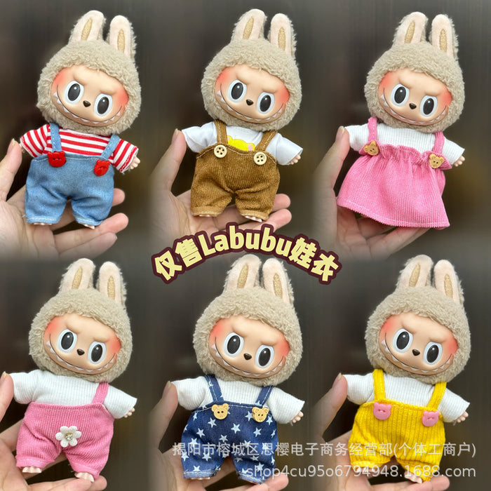 Wholesale Doll Clothes 17cm Pendant Plush Doll Replacement Set