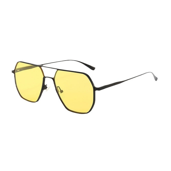 Wholesale Outdoor driving sunglasses, driving glasses, polygonal color changing polarized sunglasses for men