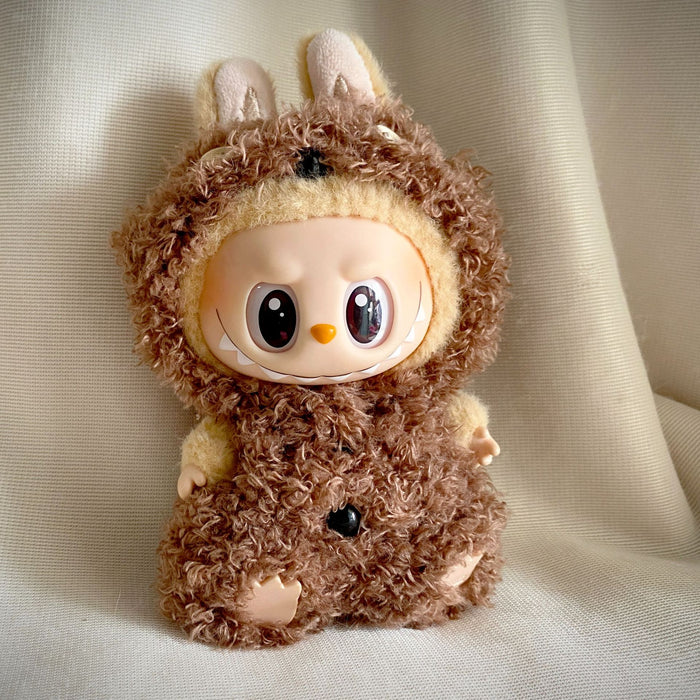 Wholesale Sitting Party Pendant Keychain Doll Change into Animal one-piece Doll Clothes