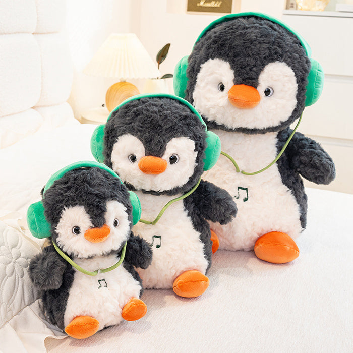 Wholesale Cartoon Dynamic Music Penguin Doll Stuffed Toy Fun Little Penguin Doll