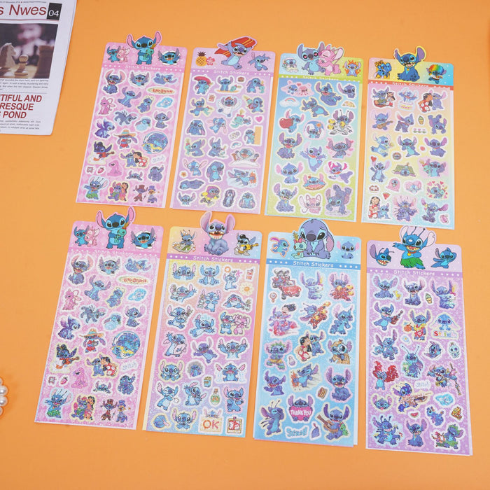 Wholesale Colorful and cute cartoon laser stickers