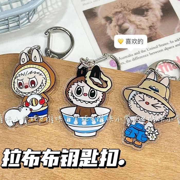 Wholesale Sheep Acrylic Keychain Cute Cartoon KeyChain Personalized Pendant Gift