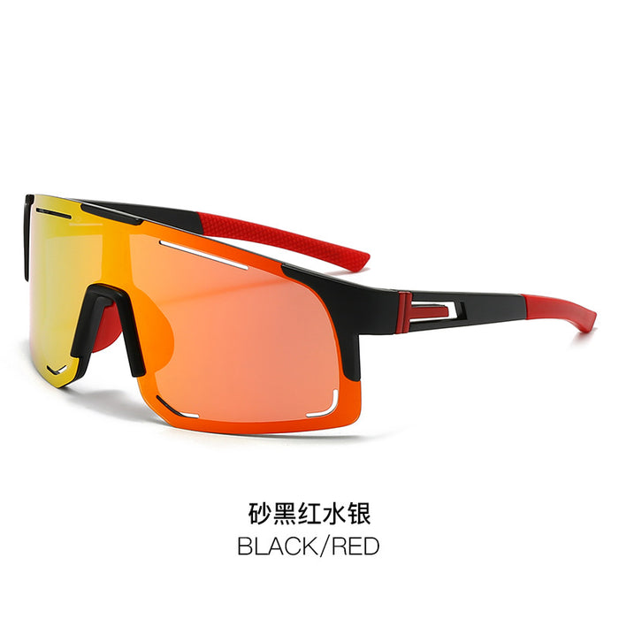 Wholesale New Polarized Sports Sunglasses Large Frame Outdoor Riding Windproof Sunglasses Colorful Glasses