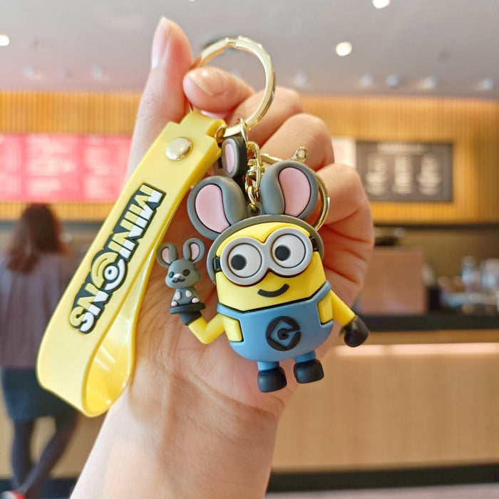 Wholesale Metal Keychain Cartoon Zodiac Design Student Gift Key Ring Accessory MOQ≥2