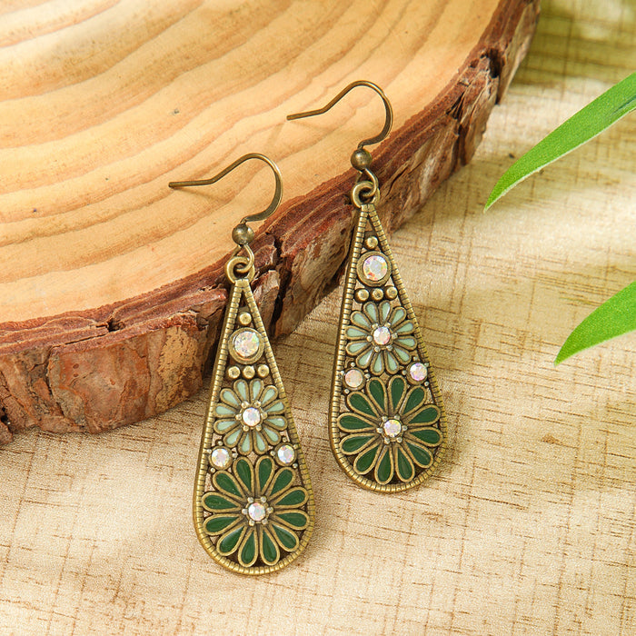 Wholesale Vintage Geometric Tassel Earrings Zinc Alloy Jewelry Accessory MOQ≥2