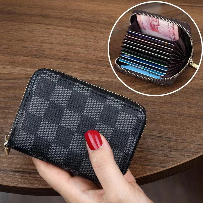 Wholesale Multi-card Accordion Card Holder Korean Version Large Capacity Card Holder JDC-WT-HongY010