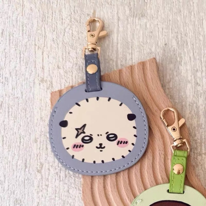 Wholesale Protective Case Cartoon Card Case Keychain Leather Pendant Chandel