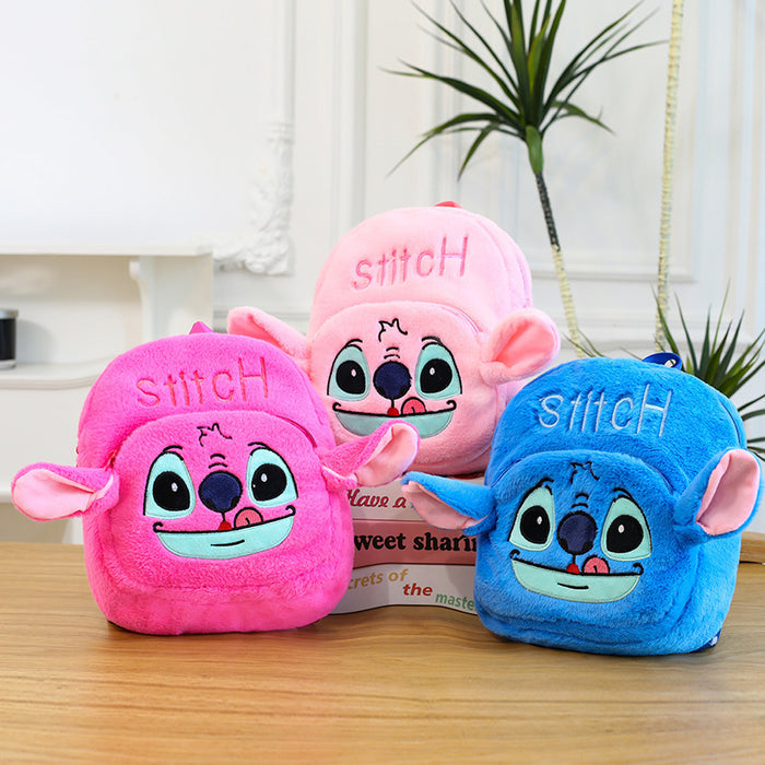 Wholesale Cute plush toy backpack for kids with large capacity